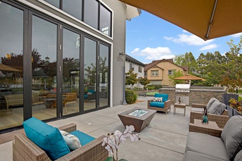 BBQ and Firepit | Apartments For Rent In Napa CA | Saratoga Downs
